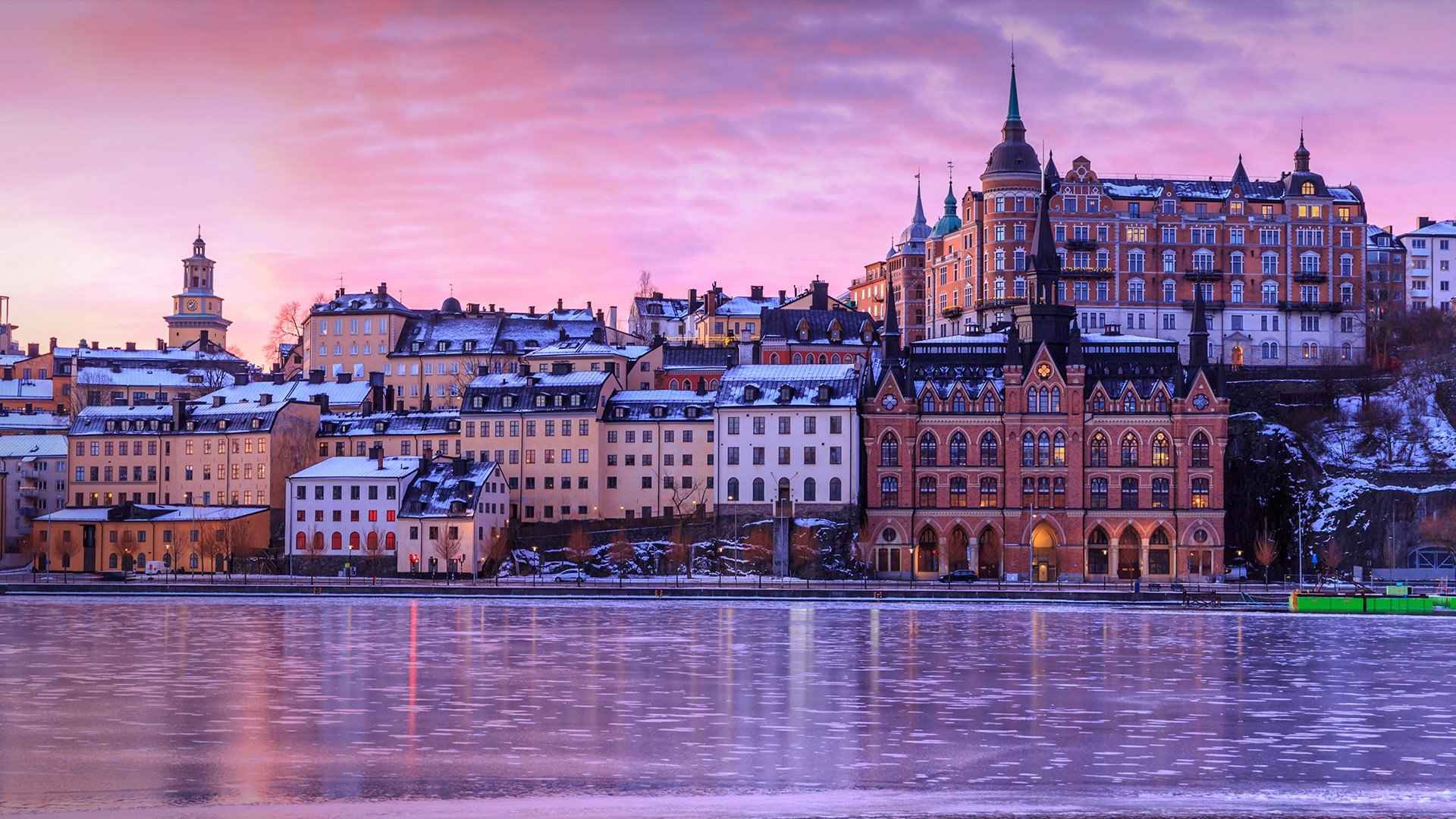 斯德哥尔摩城市建筑壁纸-