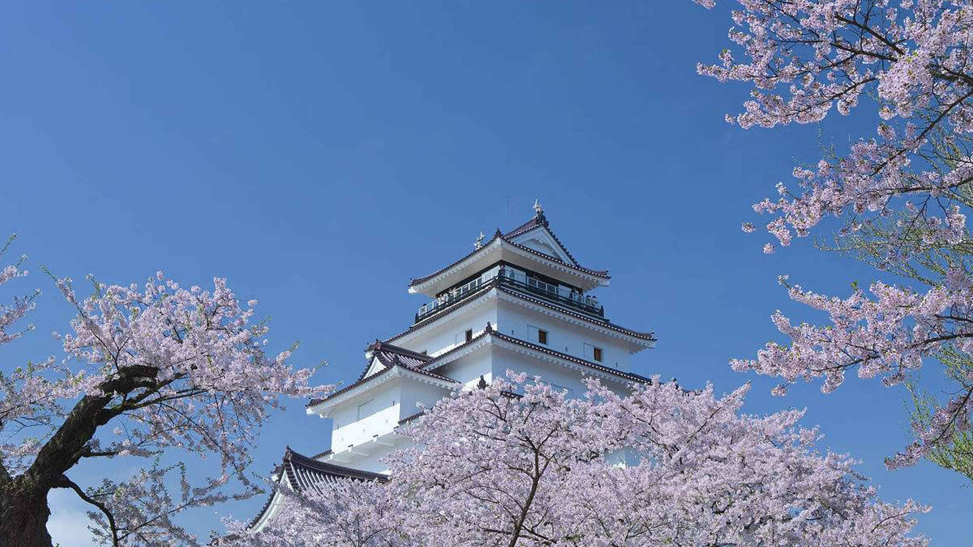 日本会津若松建筑图片大全高清 风景壁纸-