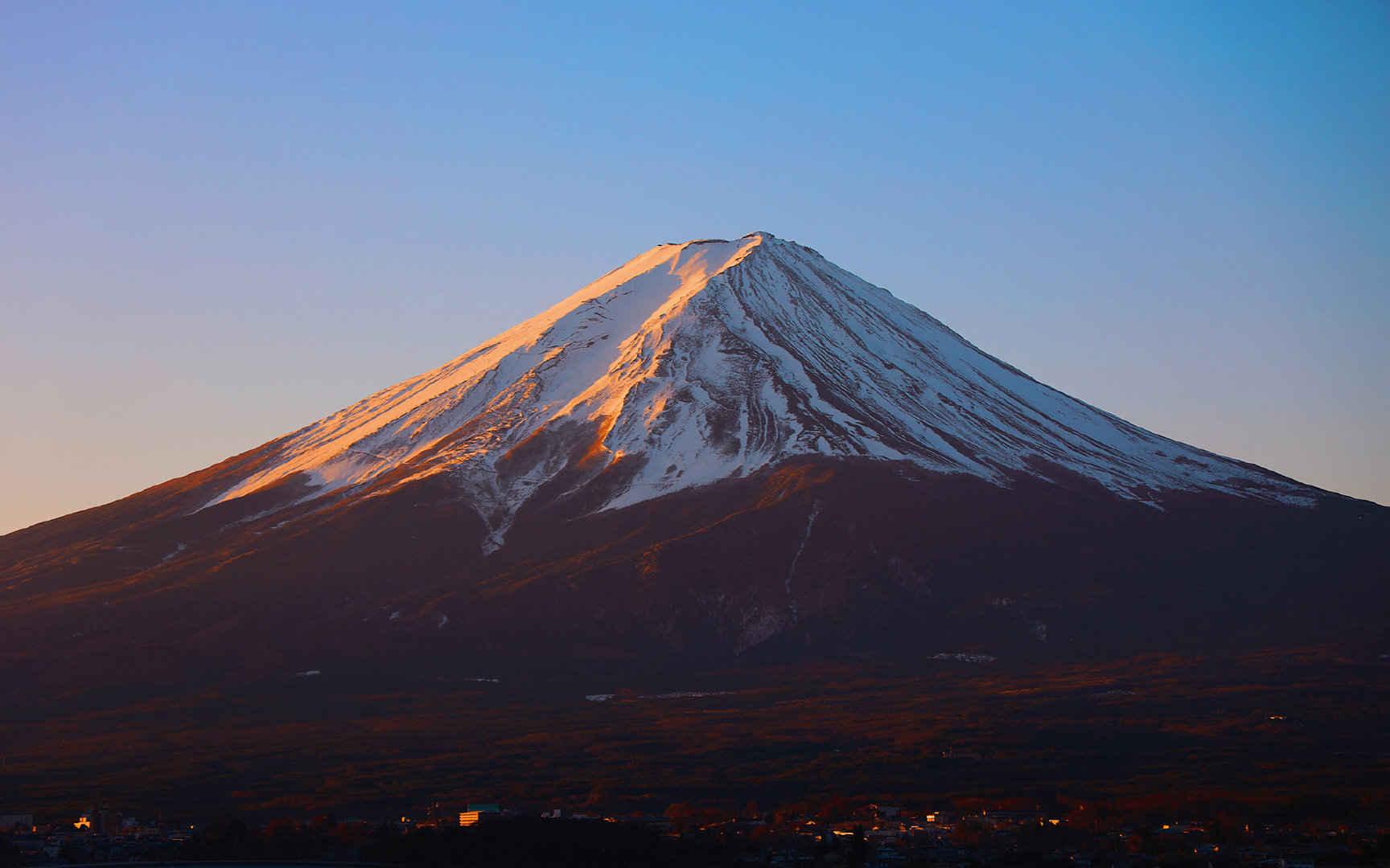 富士山唯美大自然风景高清大图片-