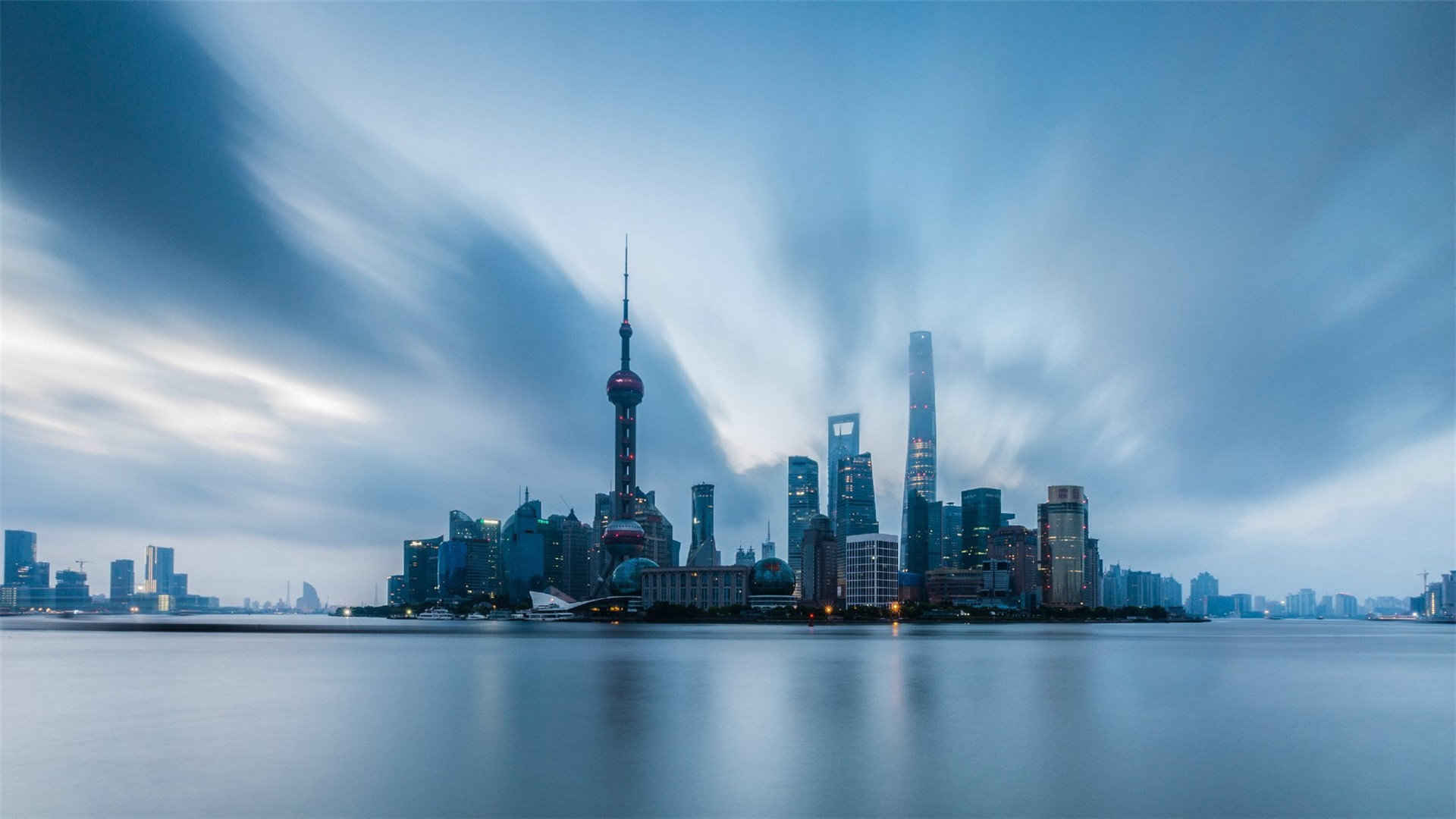 上海城市风景高清桌面壁纸