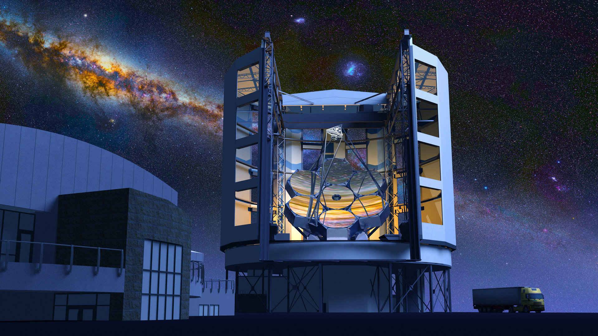 大麦哲伦望远镜高清桌面壁纸-
