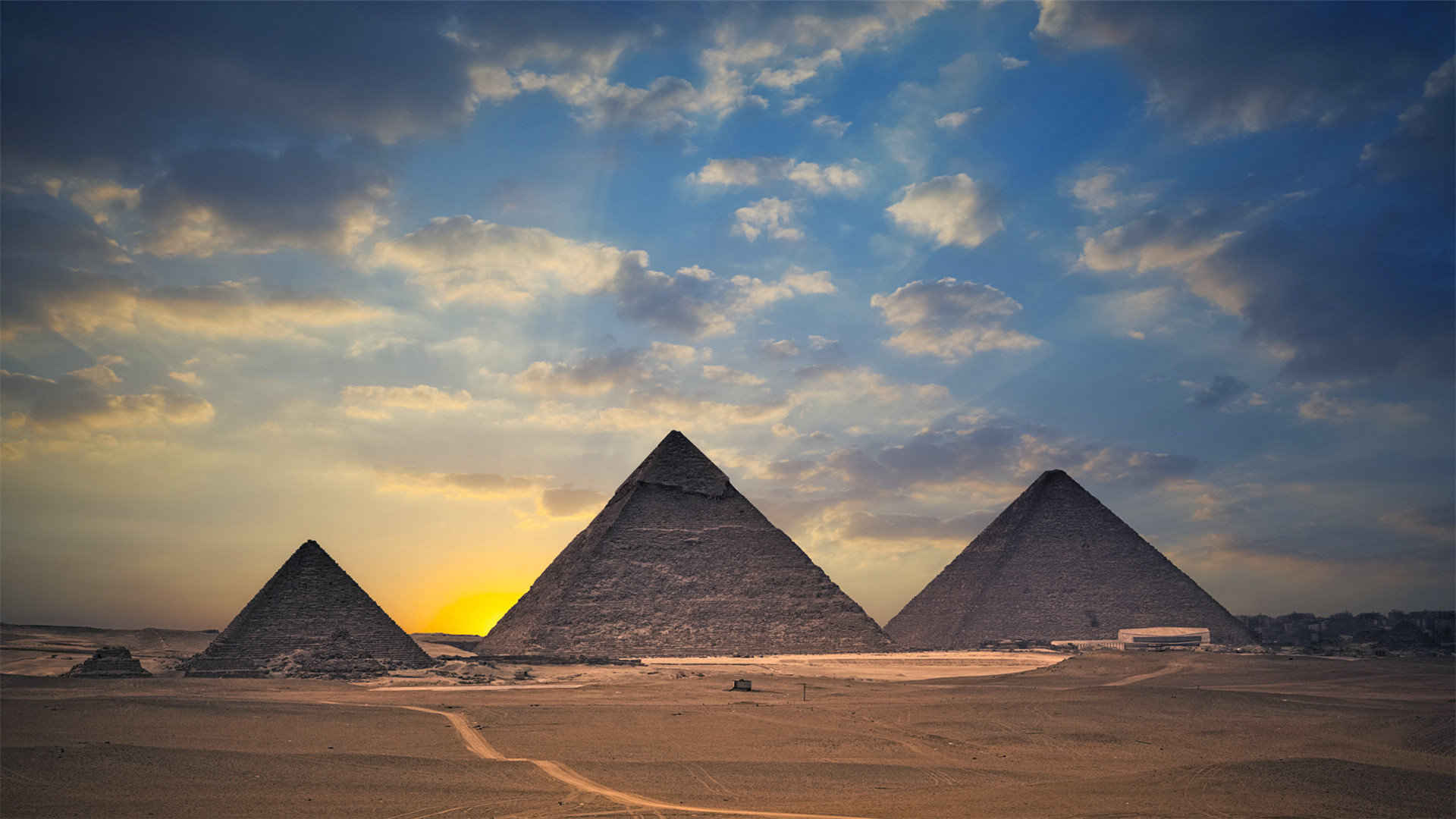 神秘埃及古迹建筑风景图片-