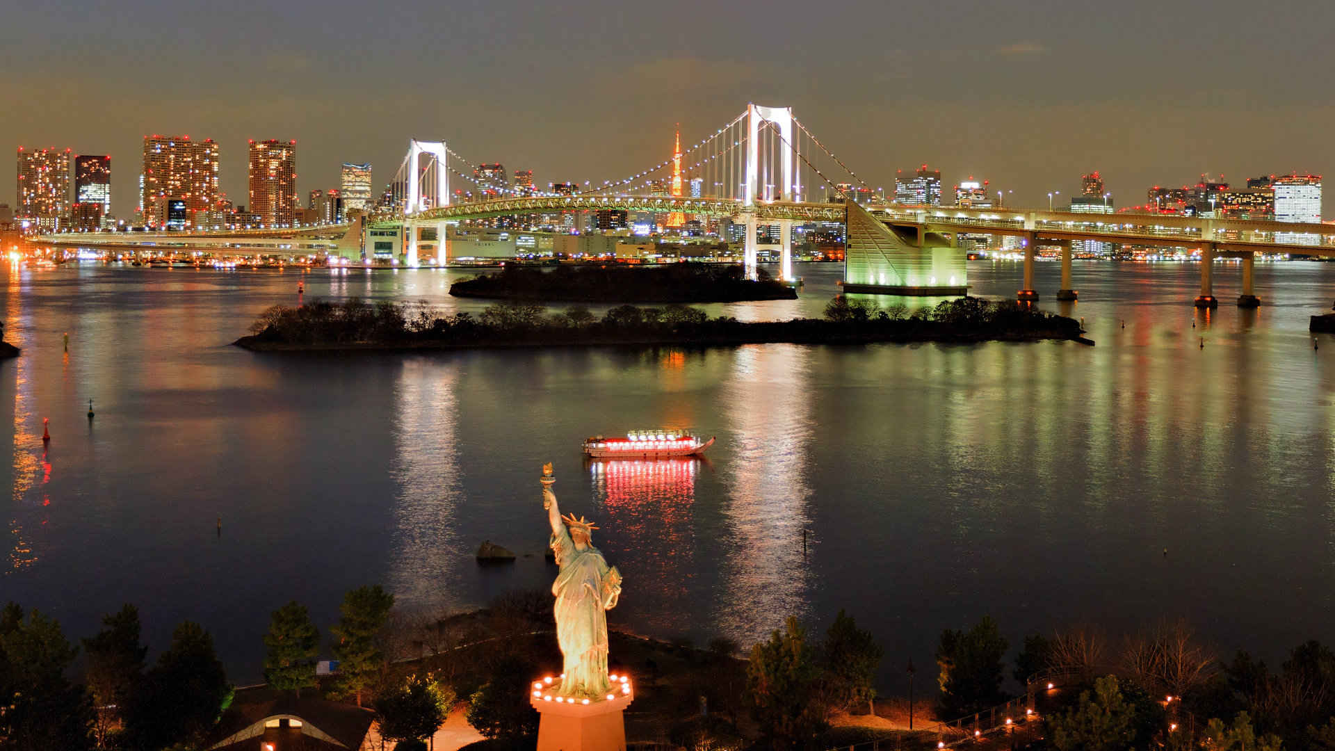 高清日本东京夜景图片
