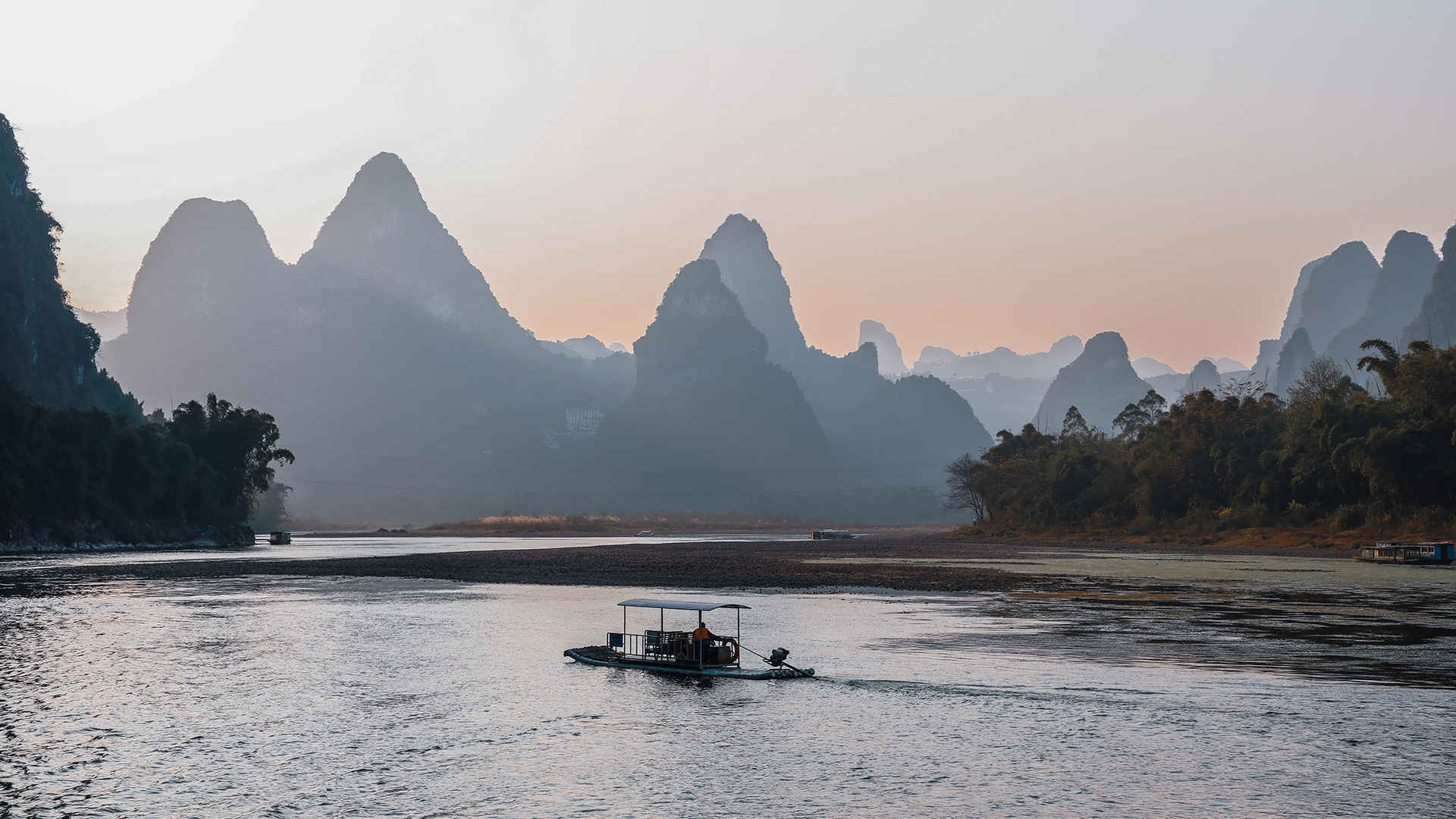 桂林漓江世上最美山水风景图片-