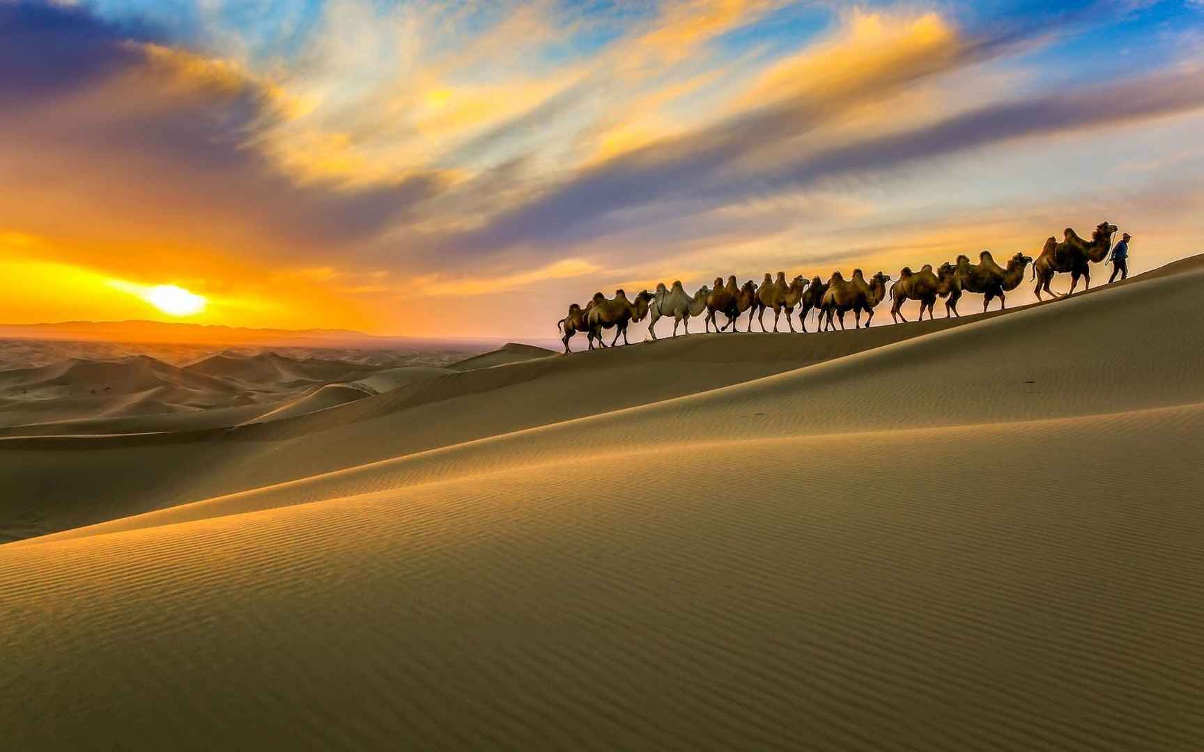 沙漠自然风光图片-