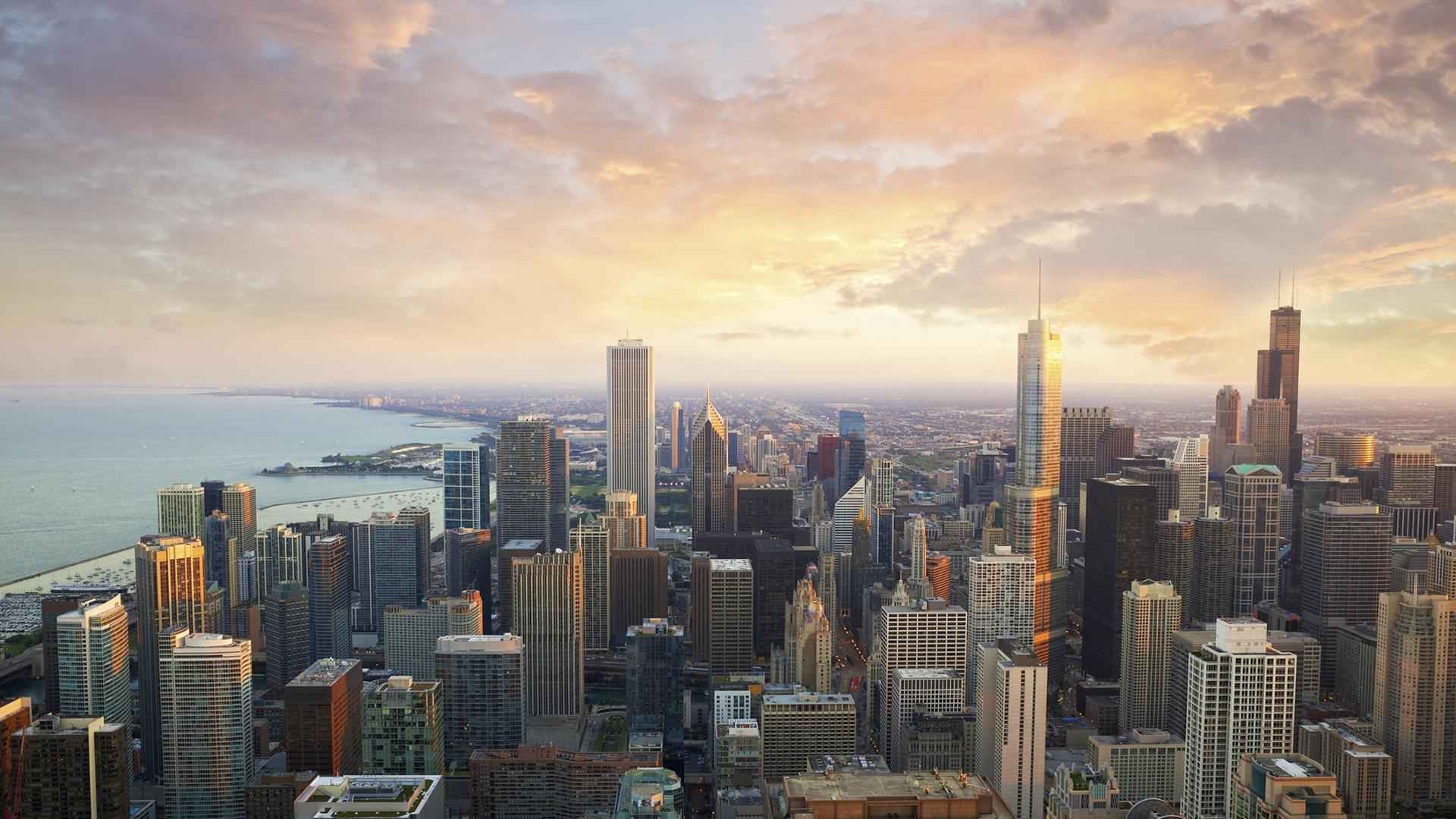 美国芝加哥超高清城市风景图片-