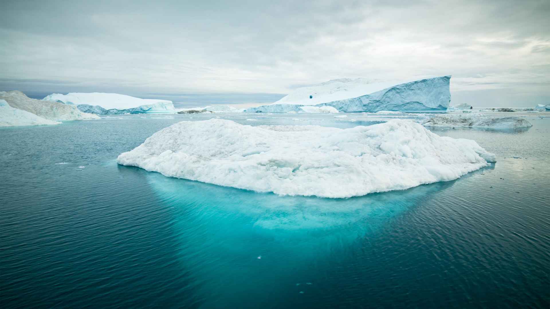 世界上最大最靠近北极的岛屿格林兰岛高清壁纸-