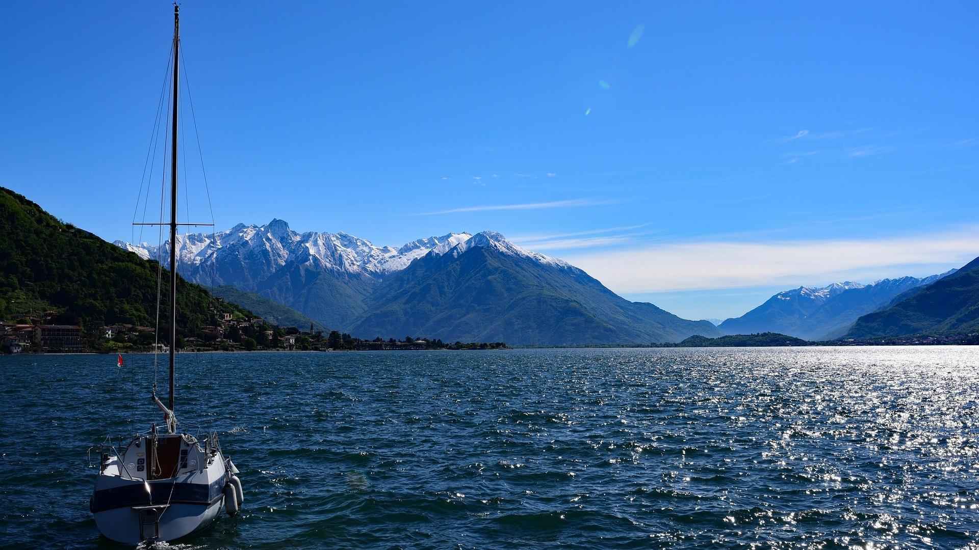 最负盛名的旅游胜地意大利科莫湖电脑壁纸