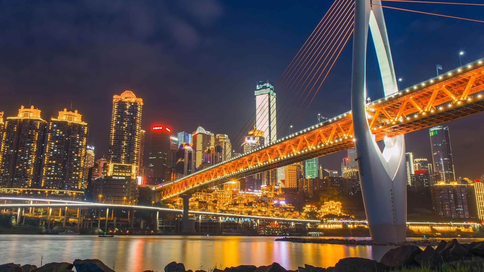 热门旅游城市重庆的风景电脑壁纸