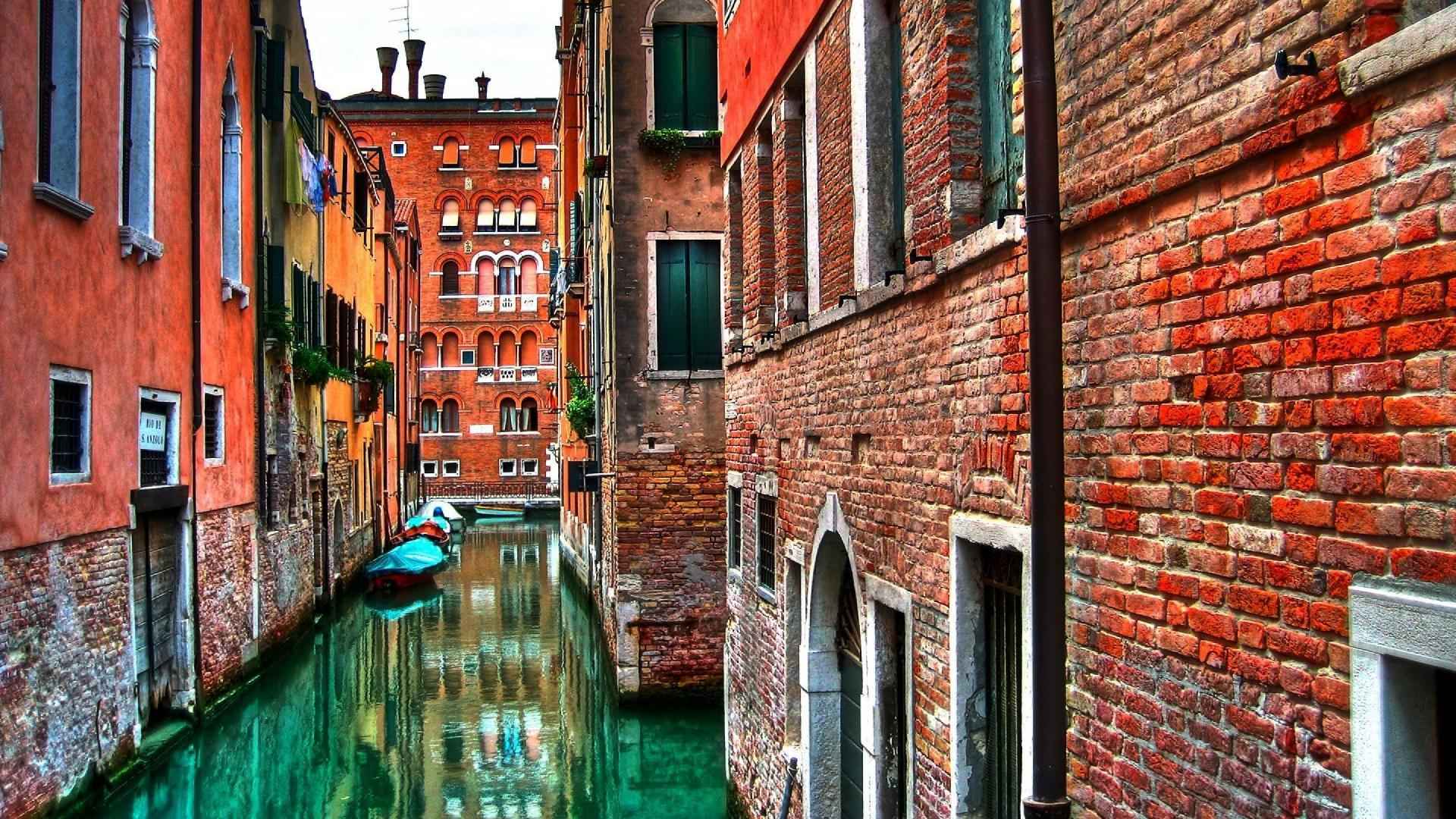 意大利威尼斯水城浪漫之都高清电脑壁纸-