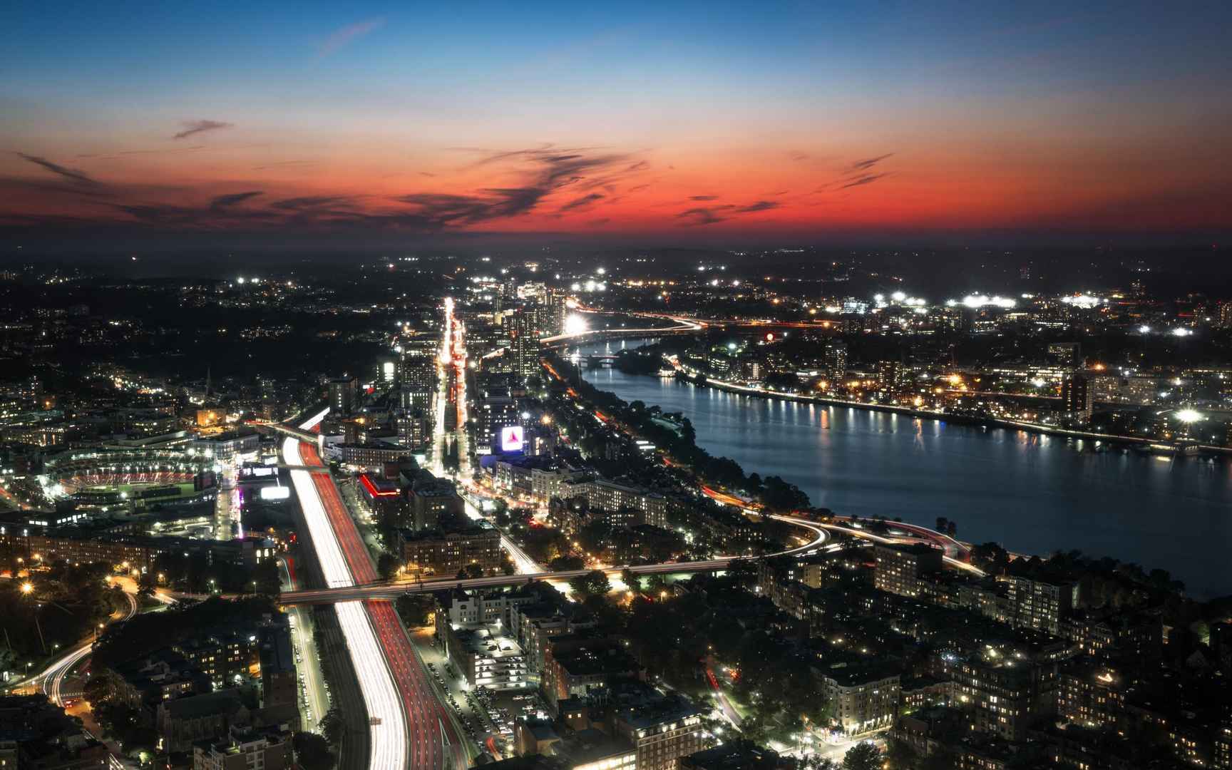 城市璀璨夜景电脑壁纸