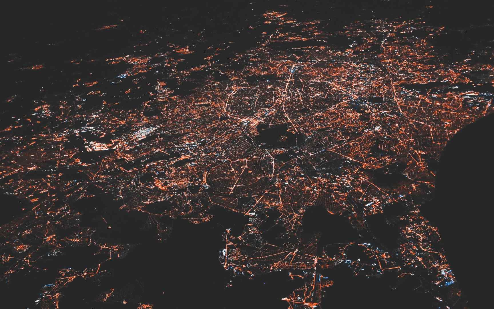 城市璀璨夜景电脑壁纸