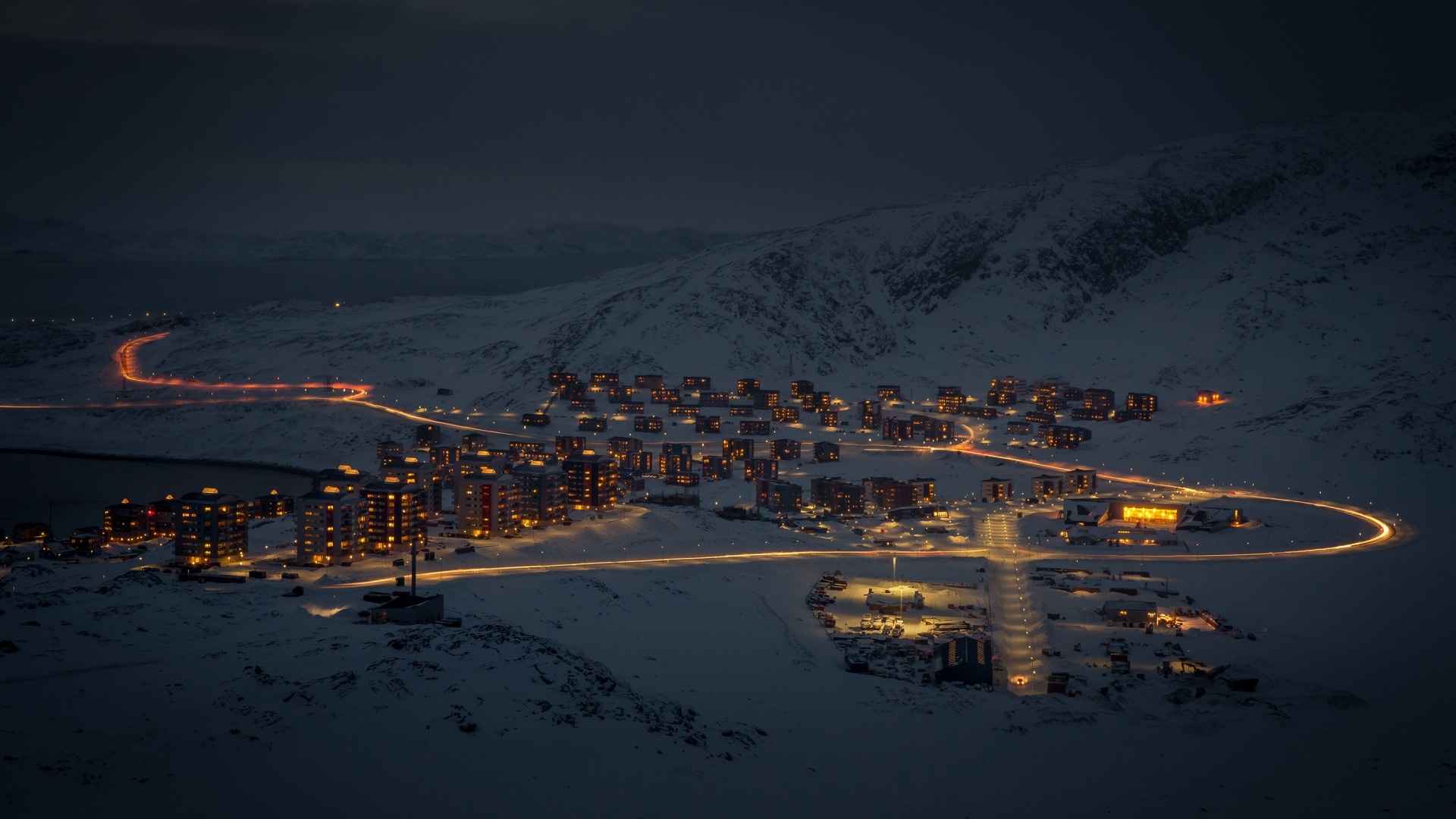 格陵兰岛世界最大岛屿电脑壁纸-