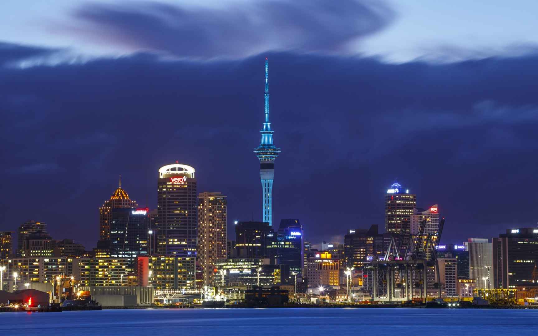 新西兰奥克兰城市风光唯美写真桌面壁纸-