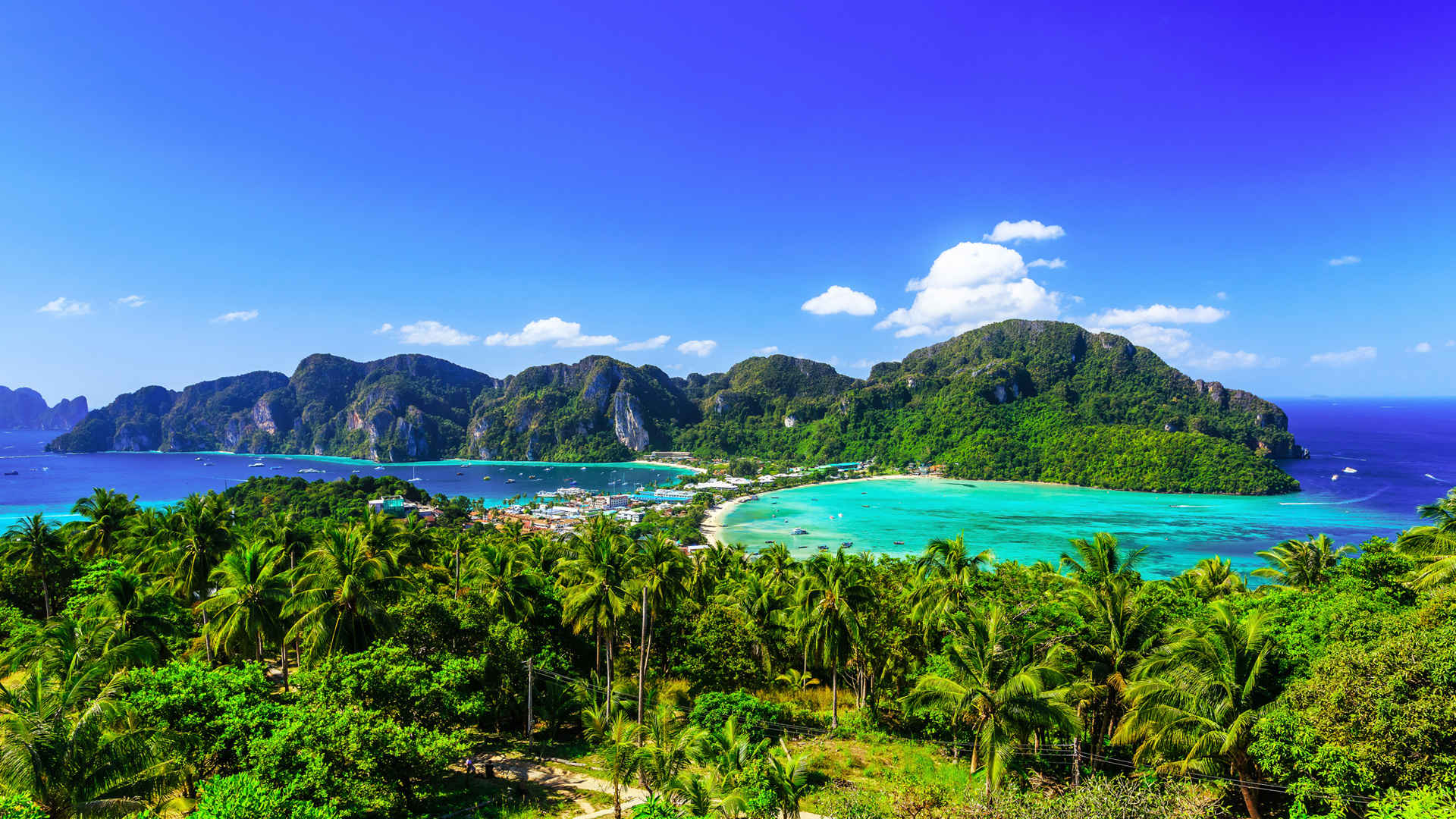 泰国甲米岛风景2K桌面壁纸-
