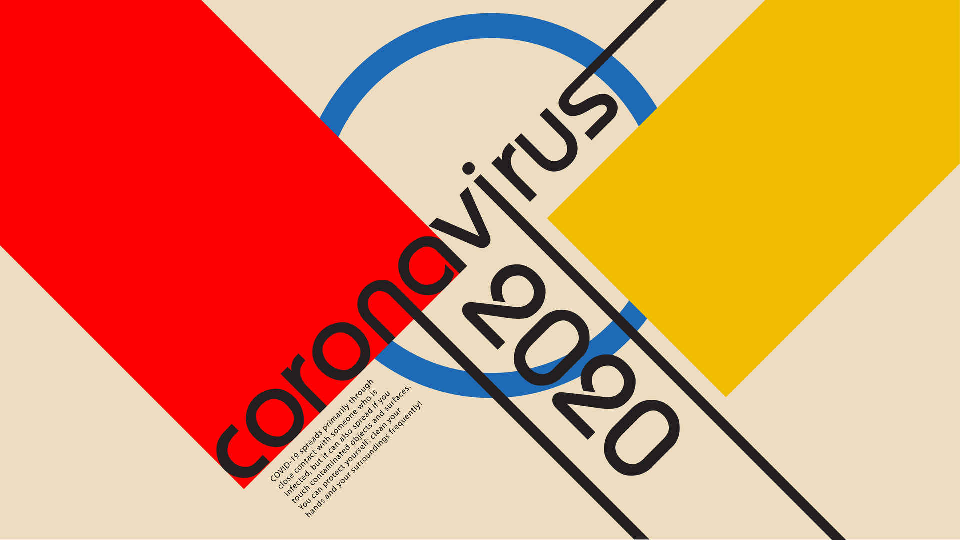 Coronary virus Covid-19 wallpaper