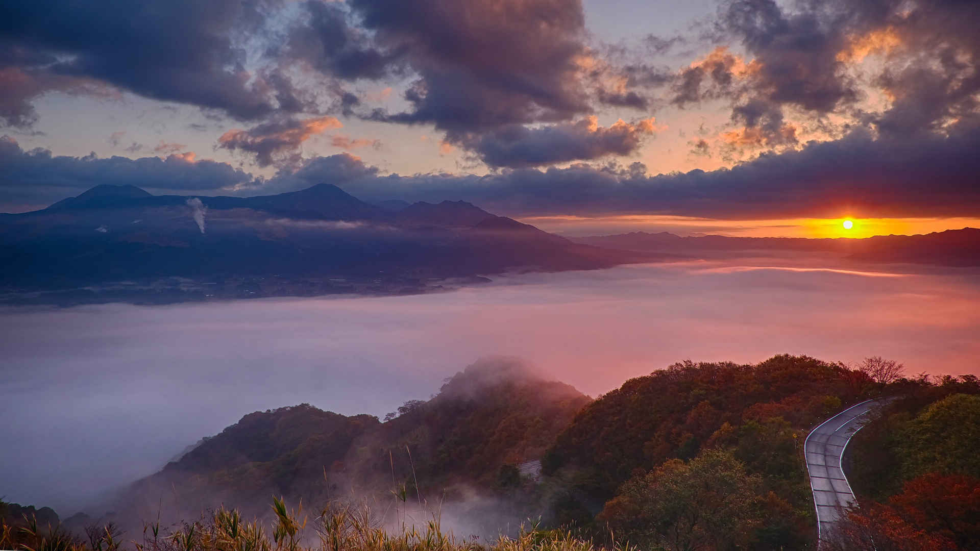 日本九州岛熊本风景图片