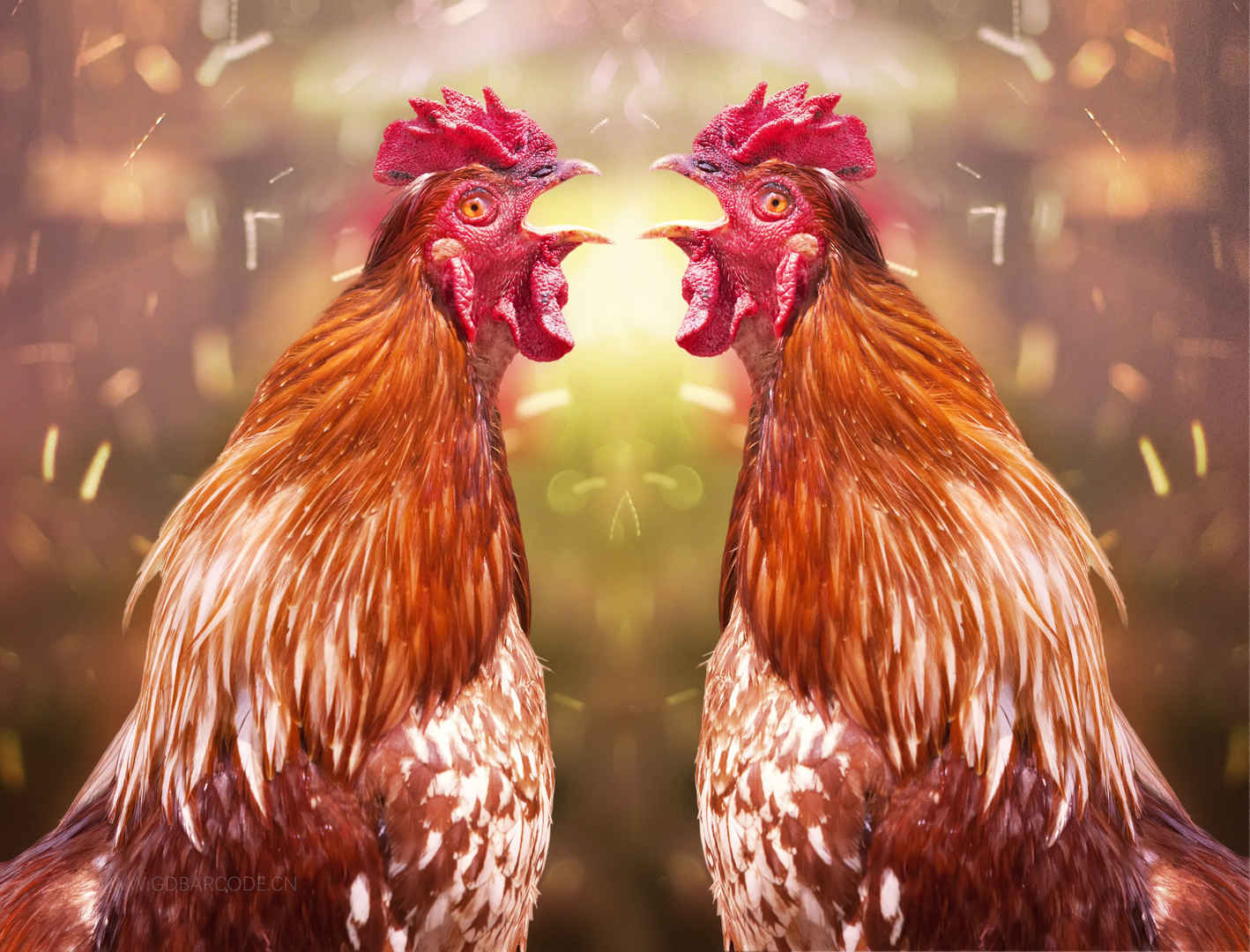 鸡 图像 复合 4K图片