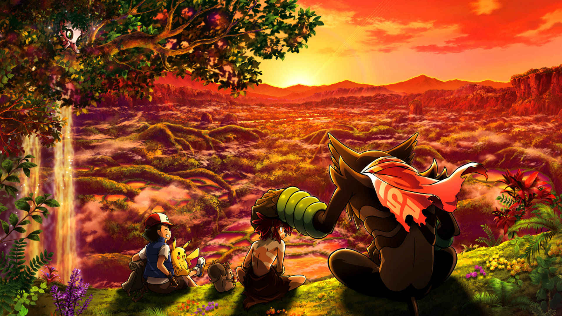日本动画-神奇宝贝电影-丛林的秘密桌面壁纸图片-