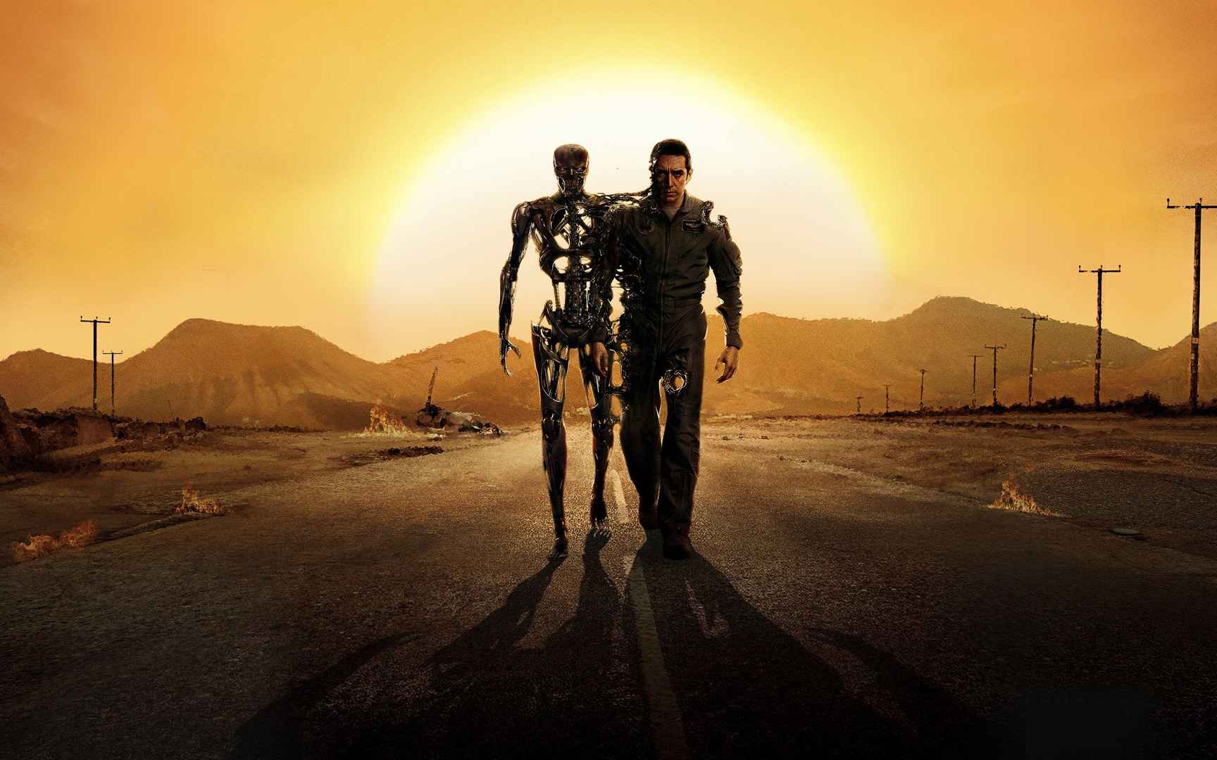 机器人电影终结者黑暗命运机器人角色终结者REV-9海报壁纸-