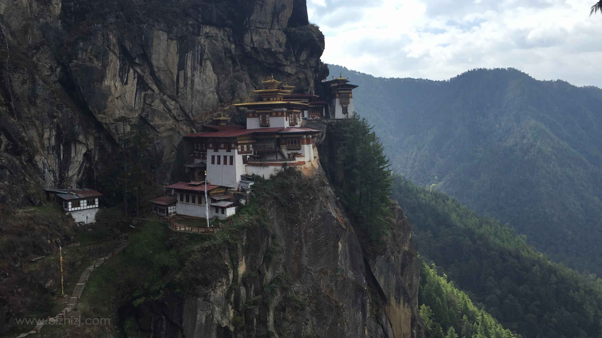 不丹虎穴寺漂亮的建筑图片