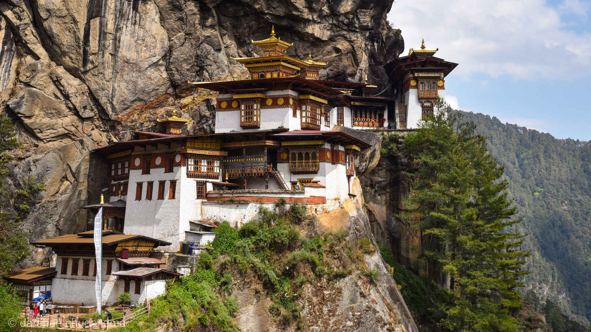 不丹虎穴寺漂亮的建筑图片