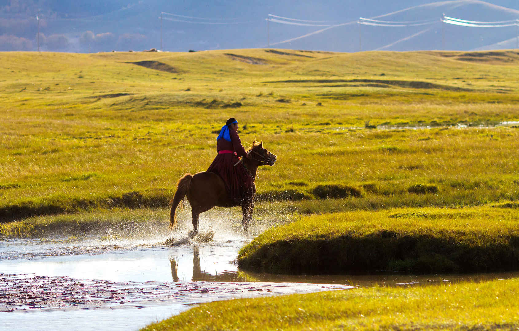 内蒙古自治区乌兰布统秋季风景图片-