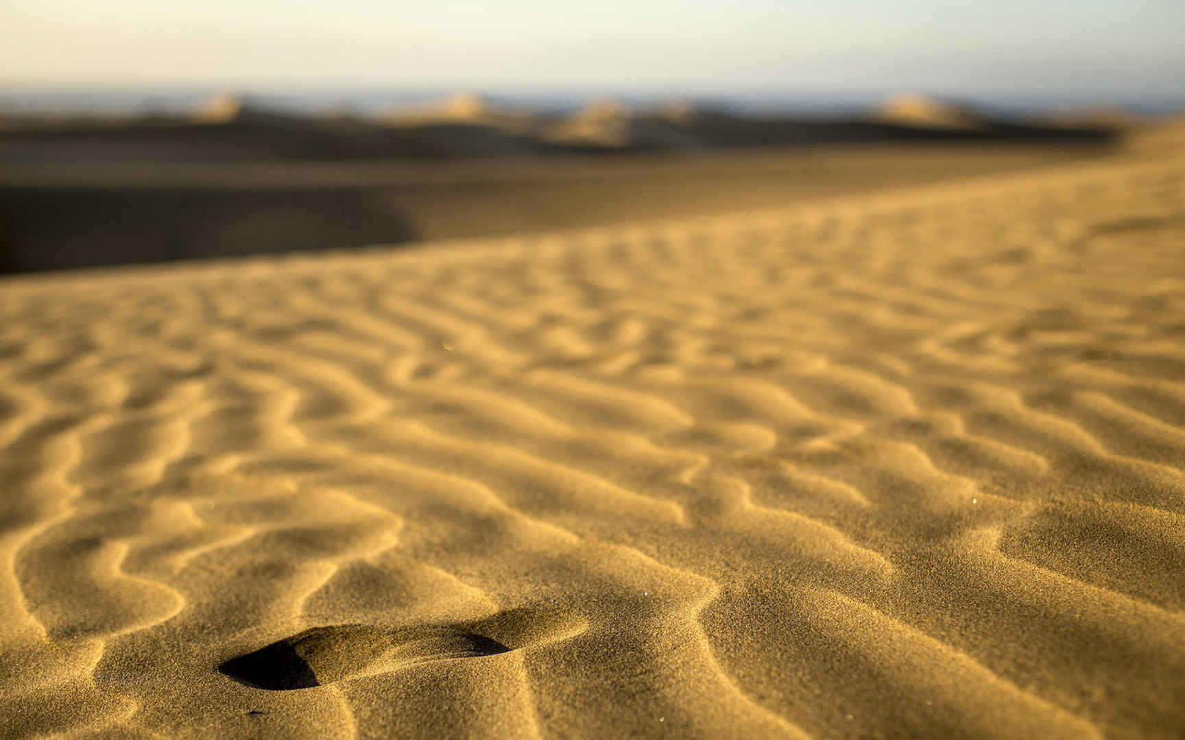 软绵绵的沙漠风景高清电脑壁纸图片