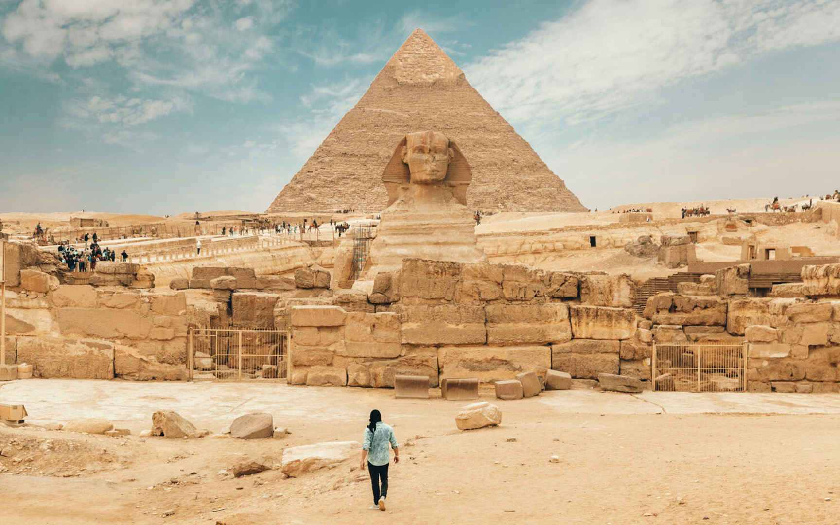 经典旅游地埃及金字塔电脑壁纸