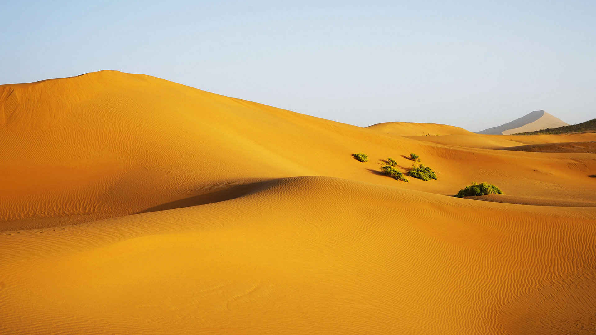 中国第三大沙漠巴丹吉林沙漠风景壁纸-