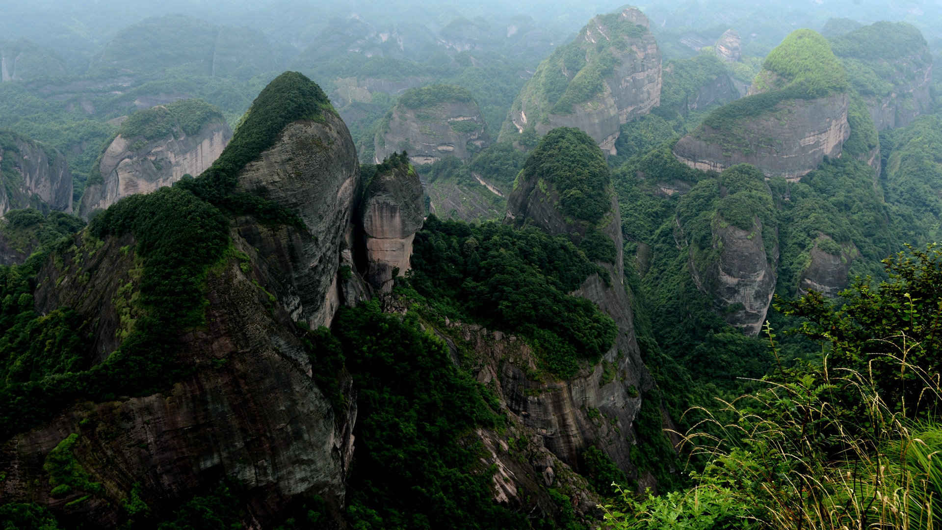 国家5A级旅游景区湖南崀山风景壁纸下载-