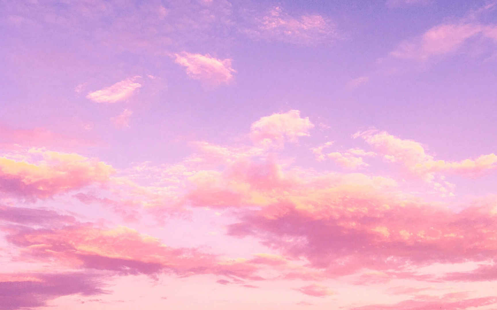 超梦幻的彩色天空风景电脑壁纸-