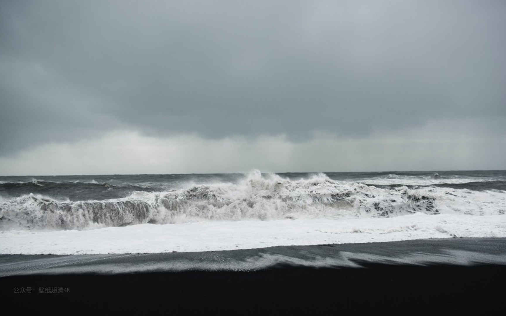 风暴前的海浪电脑壁纸高清图片