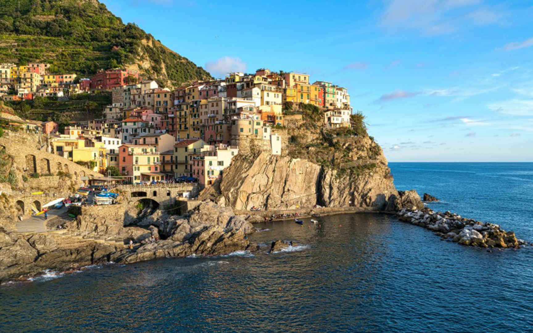 意大利五渔村建筑景色壁纸
