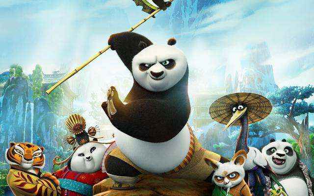 中国风动画影视作品《功夫熊猫》系列壁纸精选-