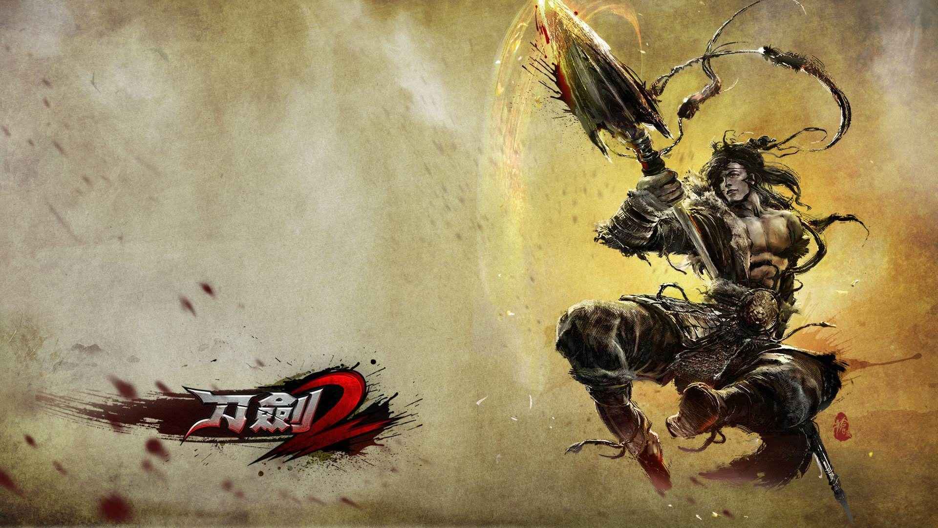 腾讯网络游戏《刀剑2》电脑月历壁纸图片免费下载-
