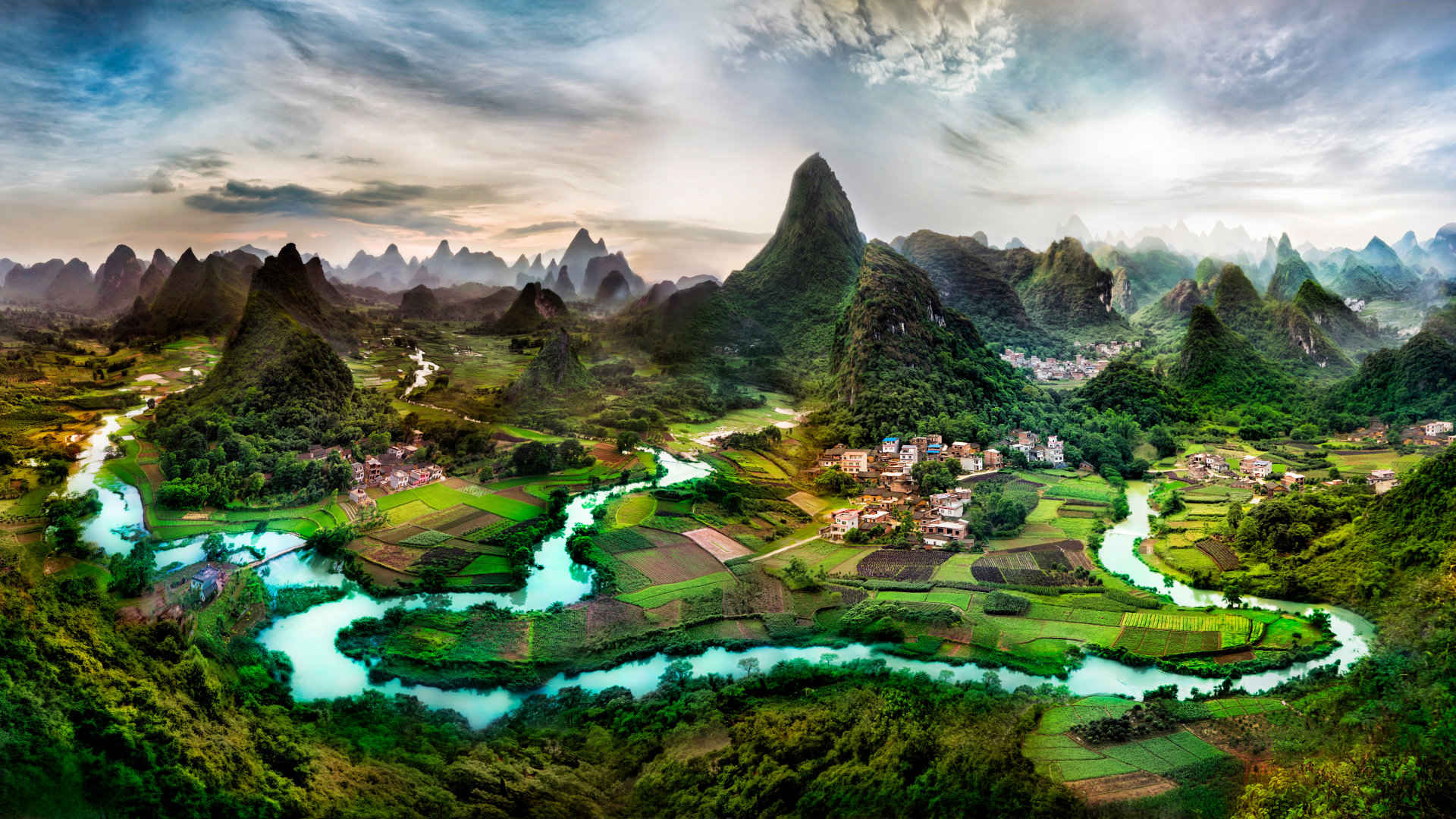 广西桂林山水风景横屏壁纸