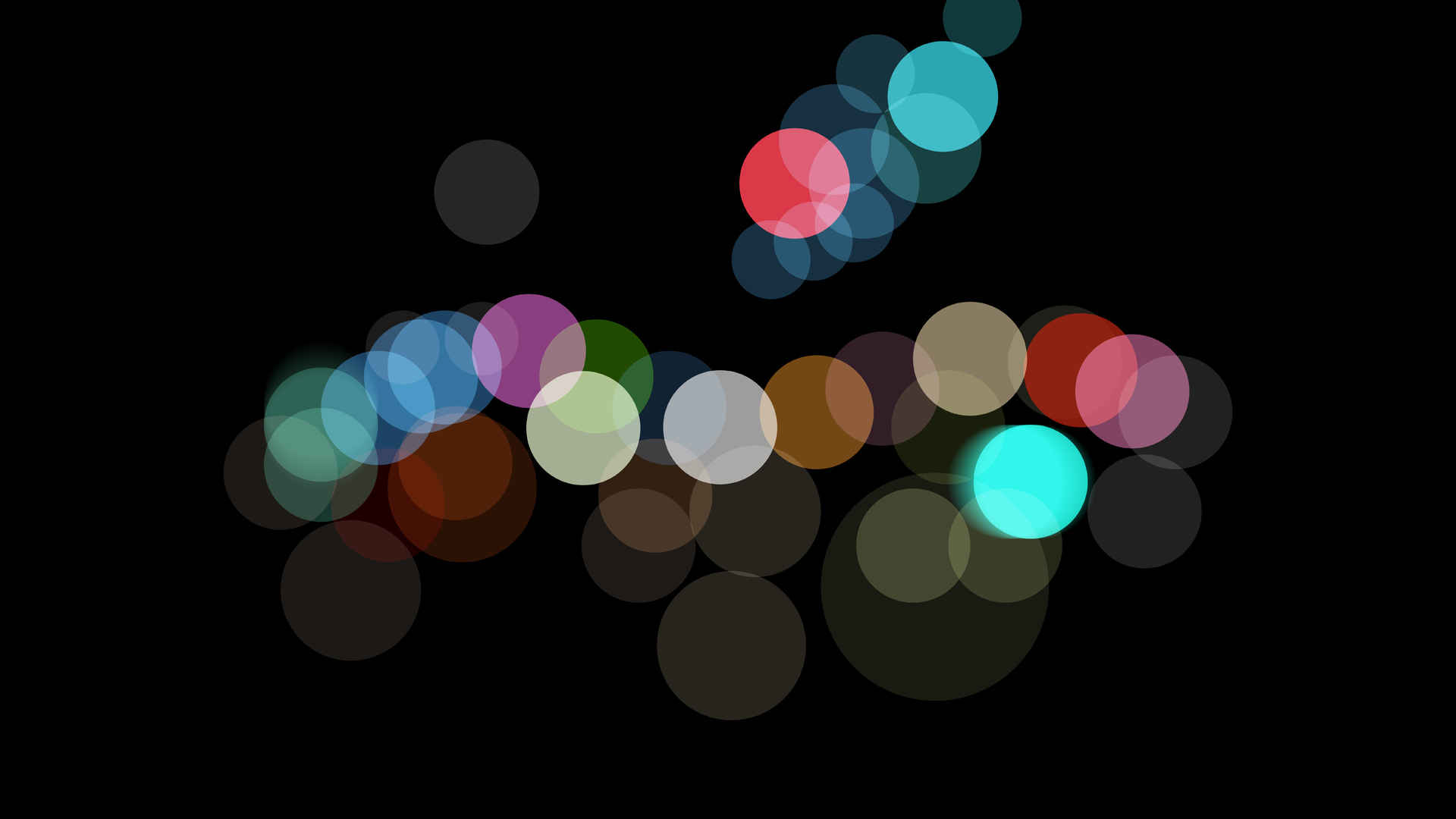斑斓圆点Apple苹果8K壁纸