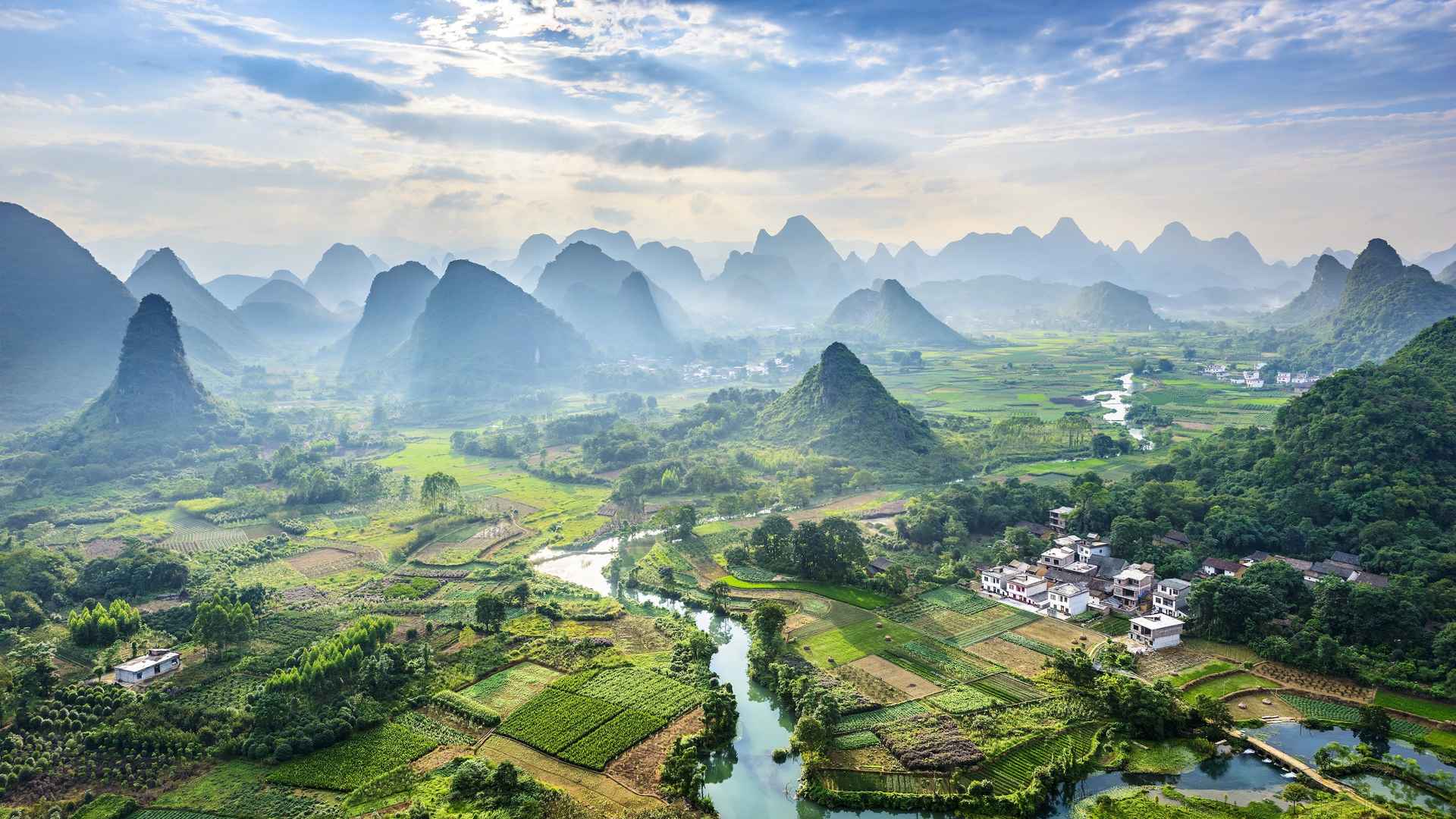 广西桂林山水美丽的风景唯美图片