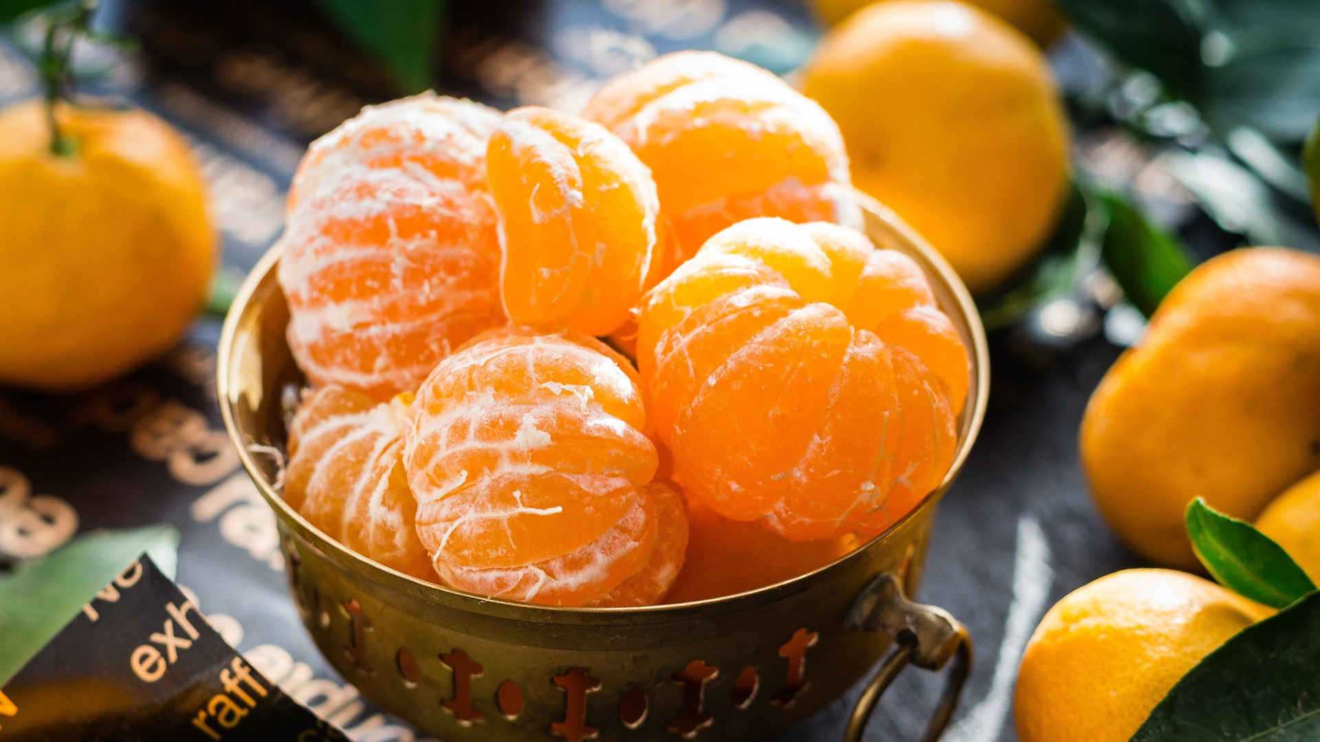 新鲜美味的柑橘图片