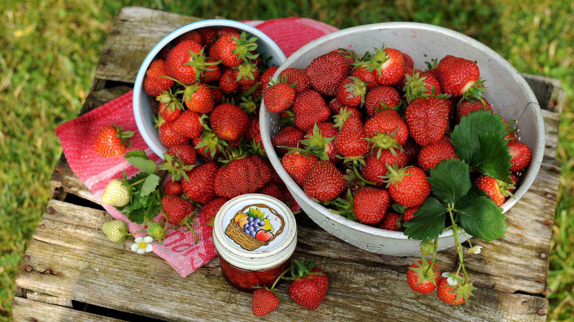酸甜多汁的草莓图片