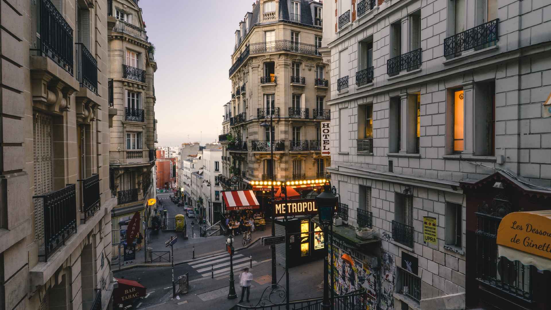 巴黎城市街道壁纸