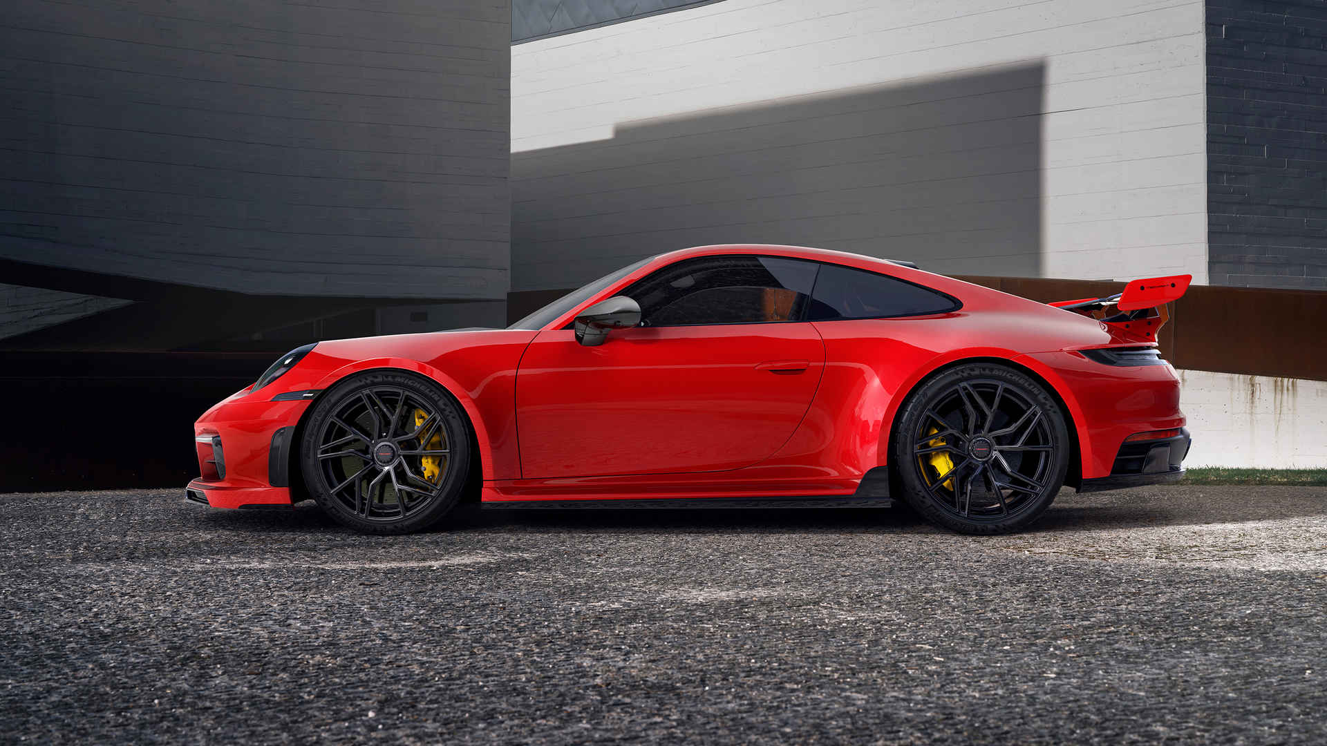 2022款红色保时捷911 Carrera GTS Coupé壁纸-