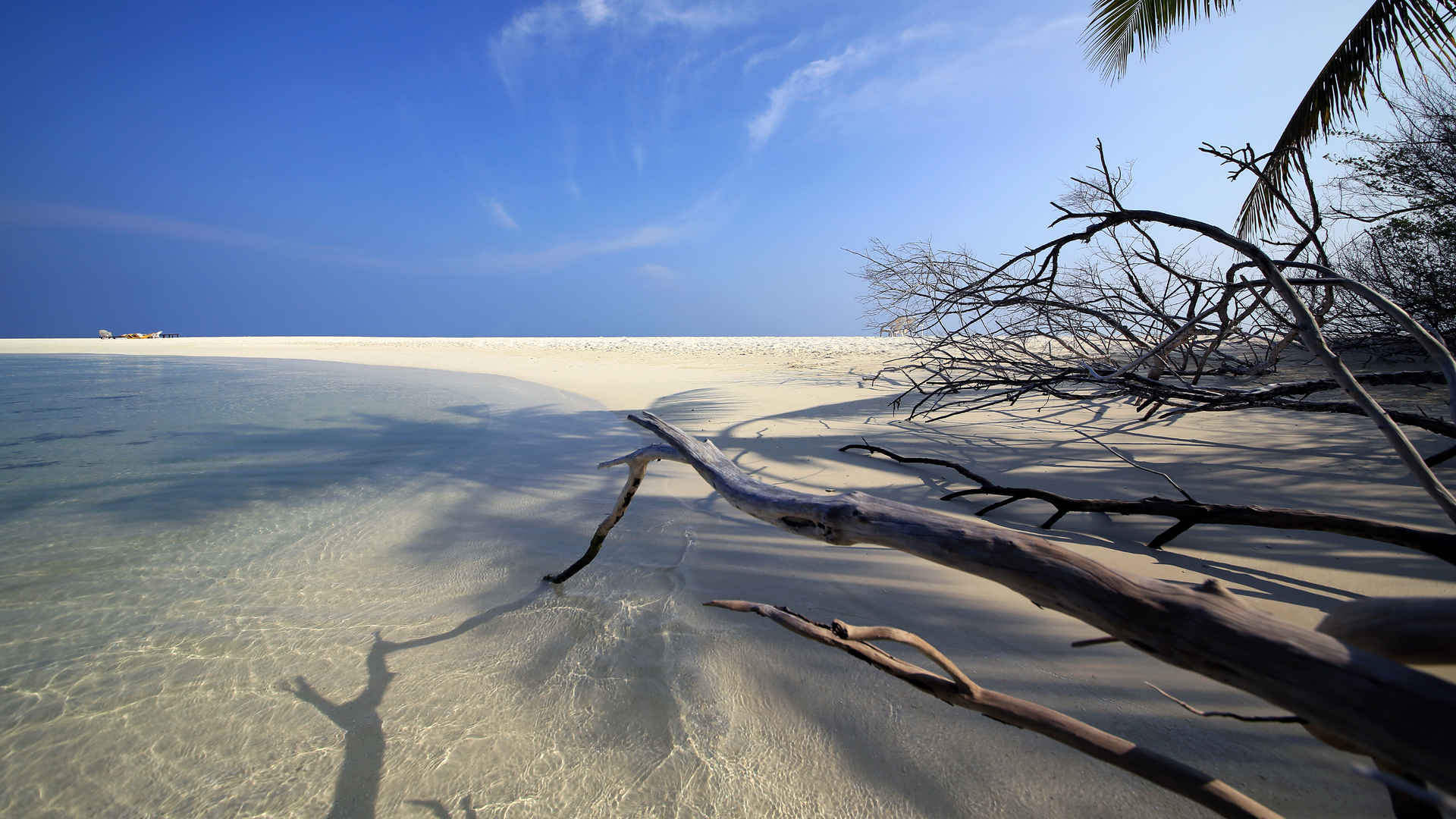 马尔代夫Embudu沙滩风景3840x2160壁纸