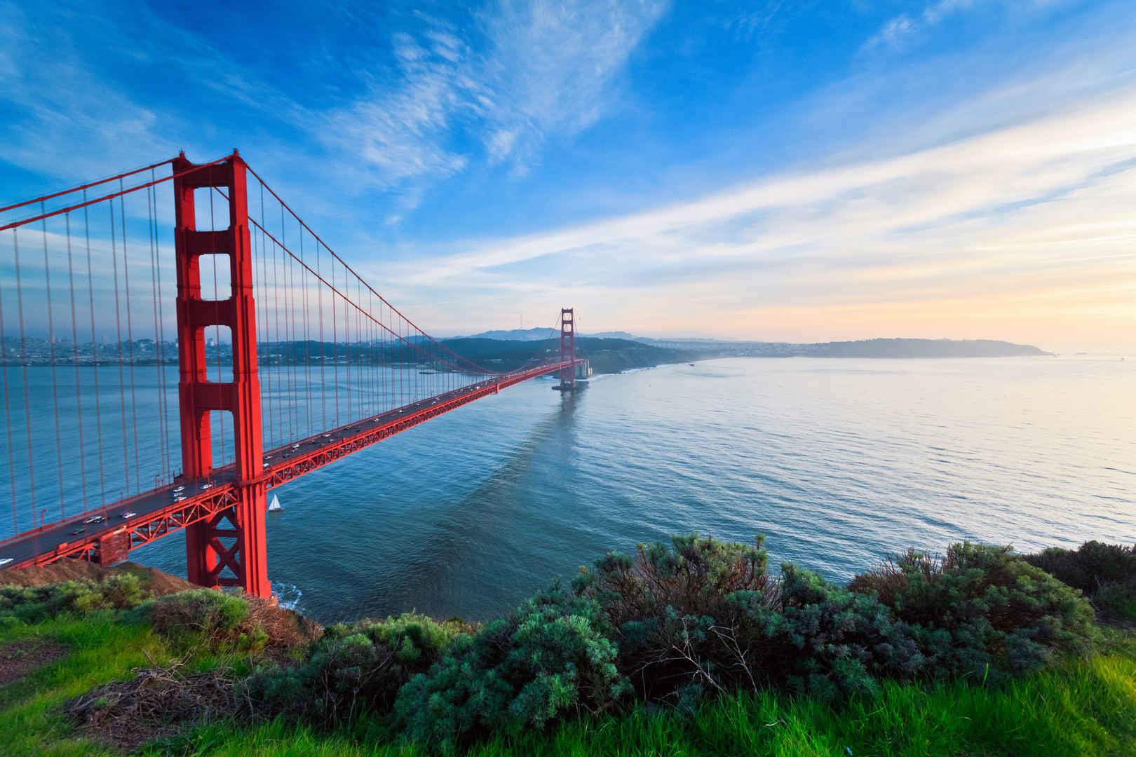 美国加州金门大桥风景4K壁纸