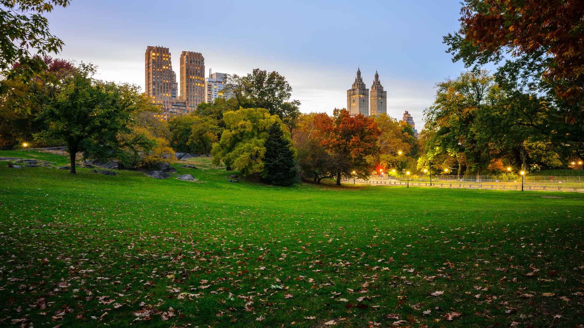 美国纽约中央公园风景壁纸图片小清新