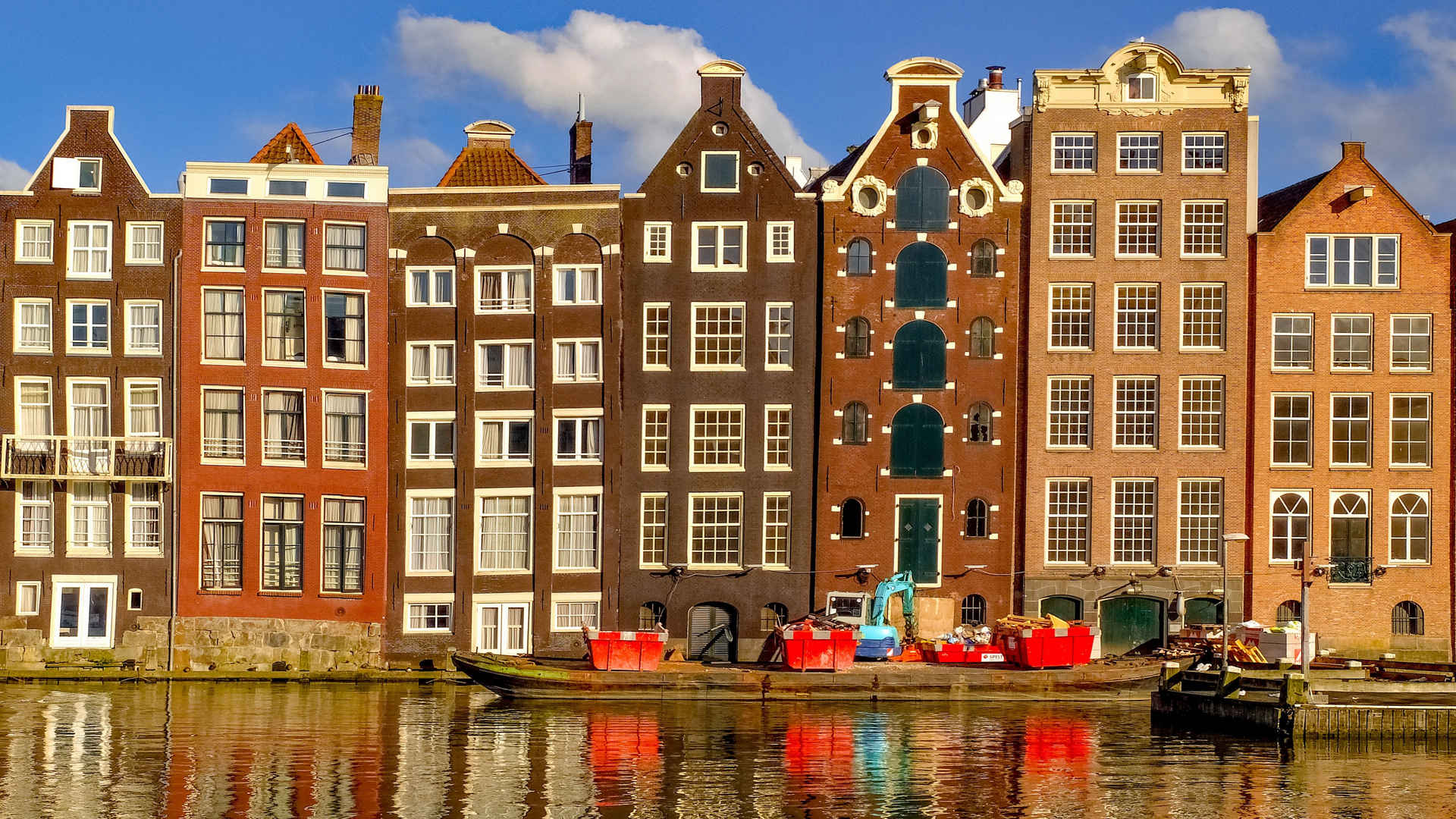 荷兰首都城市风景