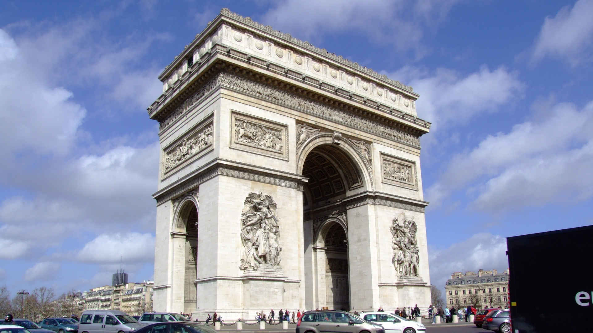 巴黎凯旋门高清图片大全