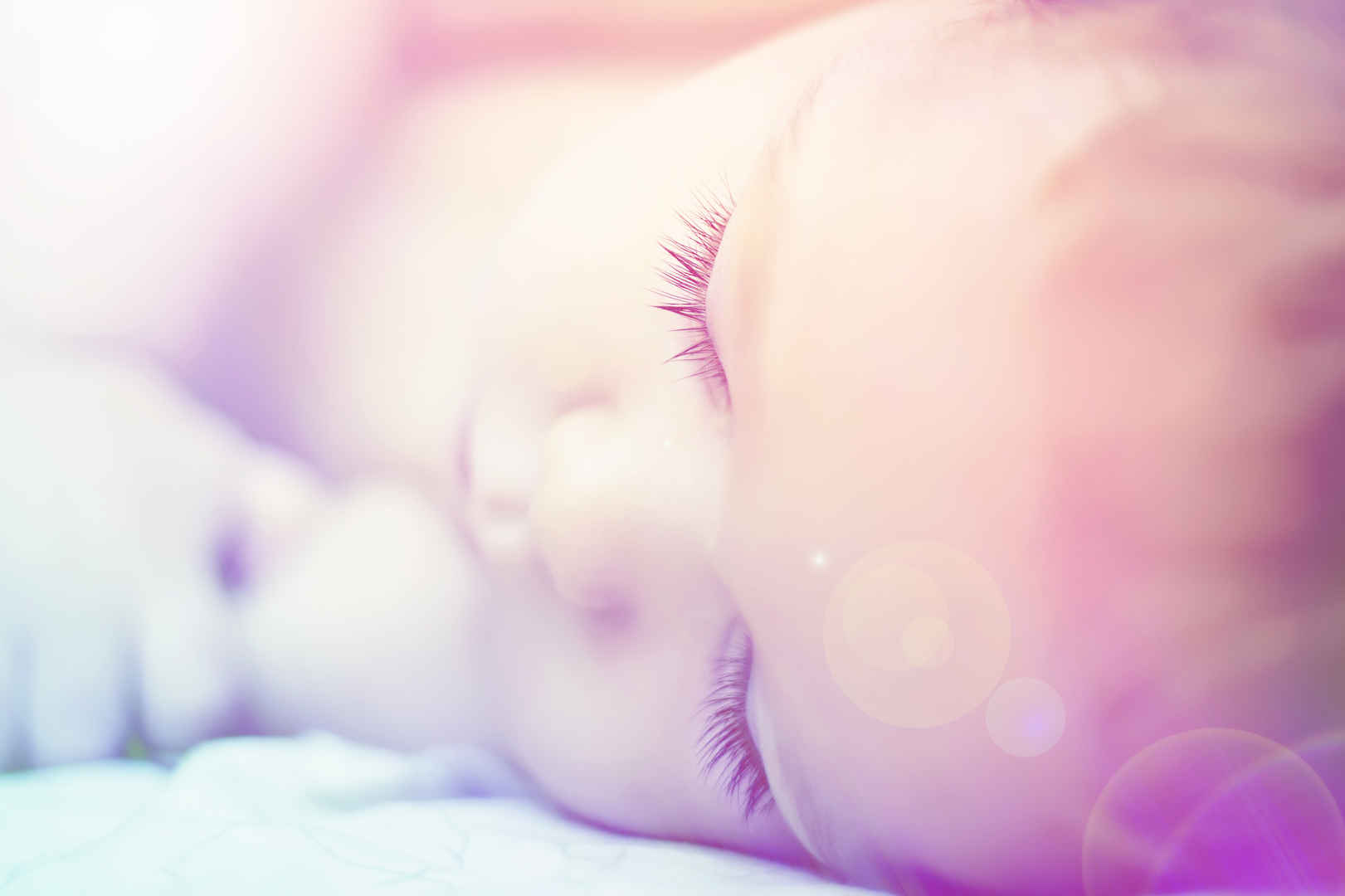 漂亮宝宝婴儿睡觉梦幻图-