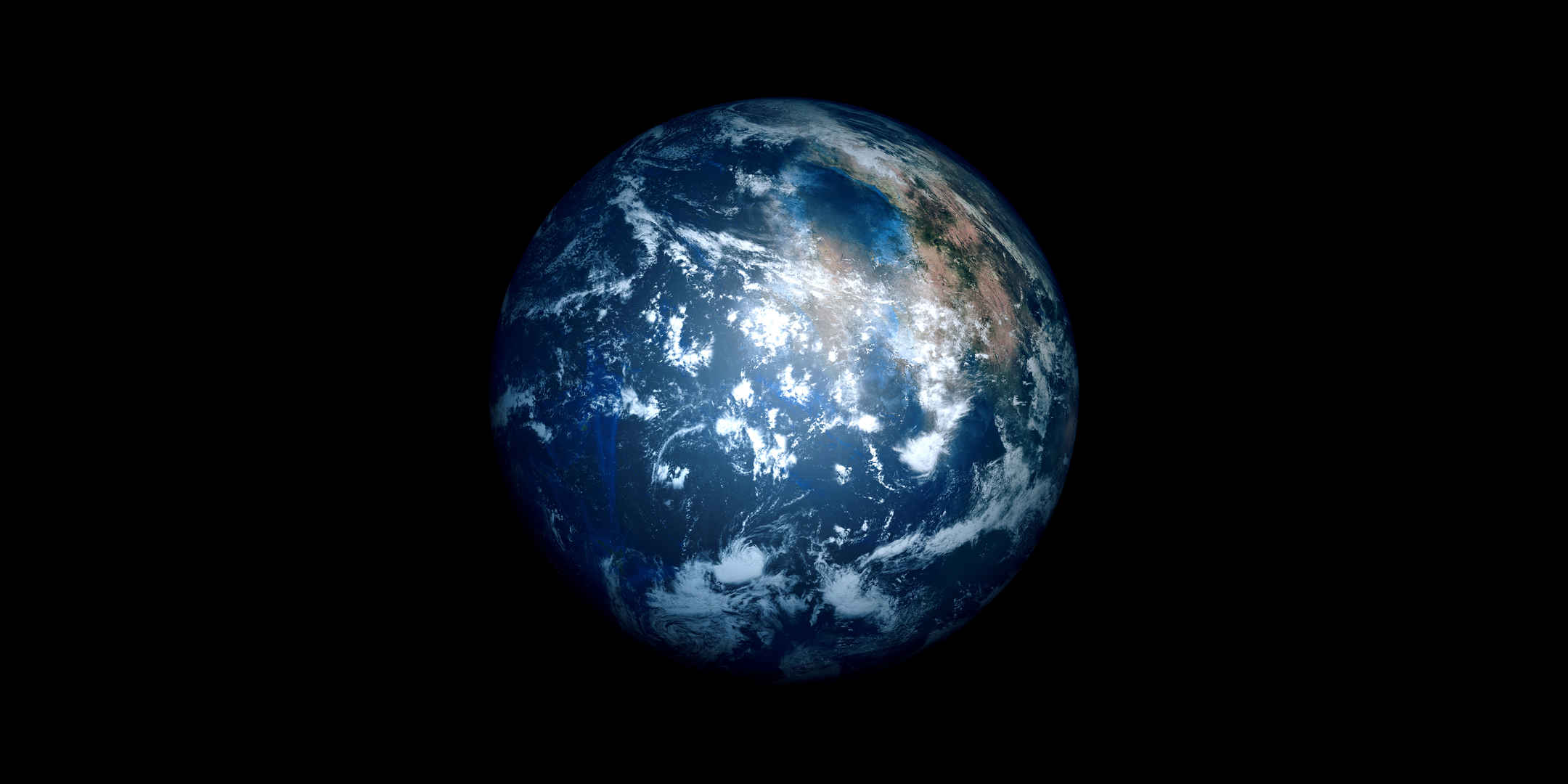 地球3D渲染图
